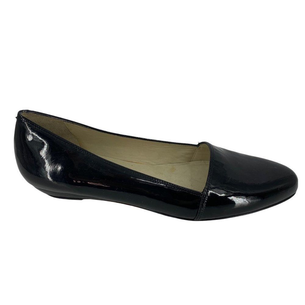 Amalfi Fashion Flats Women’s Shoes Patent Leather Black Size 6.5 AA 0124 READ